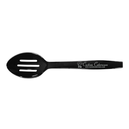 9" Heavy Duty Slotted Plastic Spoons (100)