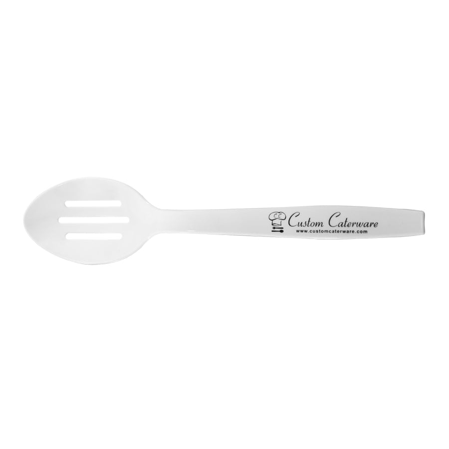 9" Heavy Duty Slotted Plastic Spoons (100)